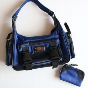 Small Blue Nine West Handbag with Coin Purse